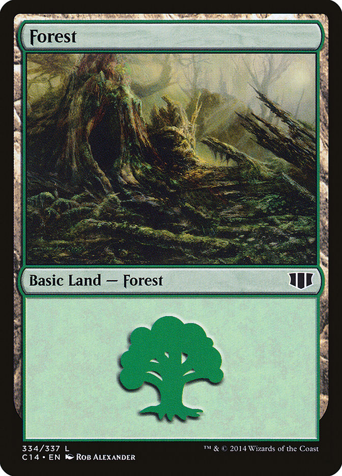 Forest (334) [Commander 2014] | Clutch Gaming