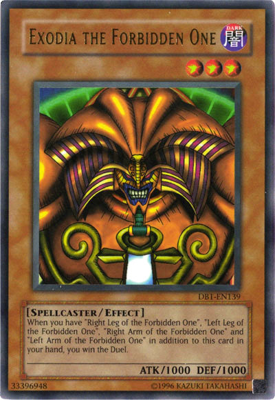 Exodia the Forbidden One [DB1-EN139] Ultra Rare | Clutch Gaming