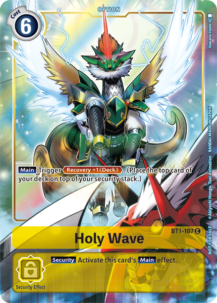 Holy Wave [BT1-107] (Dash Pack) [Release Special Booster Ver.1.5 Promos] | Clutch Gaming