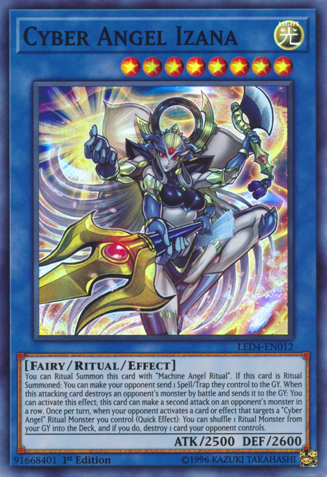 Cyber Angel Izana [LED4-EN012] Super Rare | Clutch Gaming