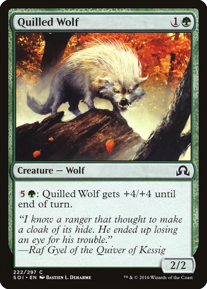 Quilled Wolf [Shadows over Innistrad] | Clutch Gaming