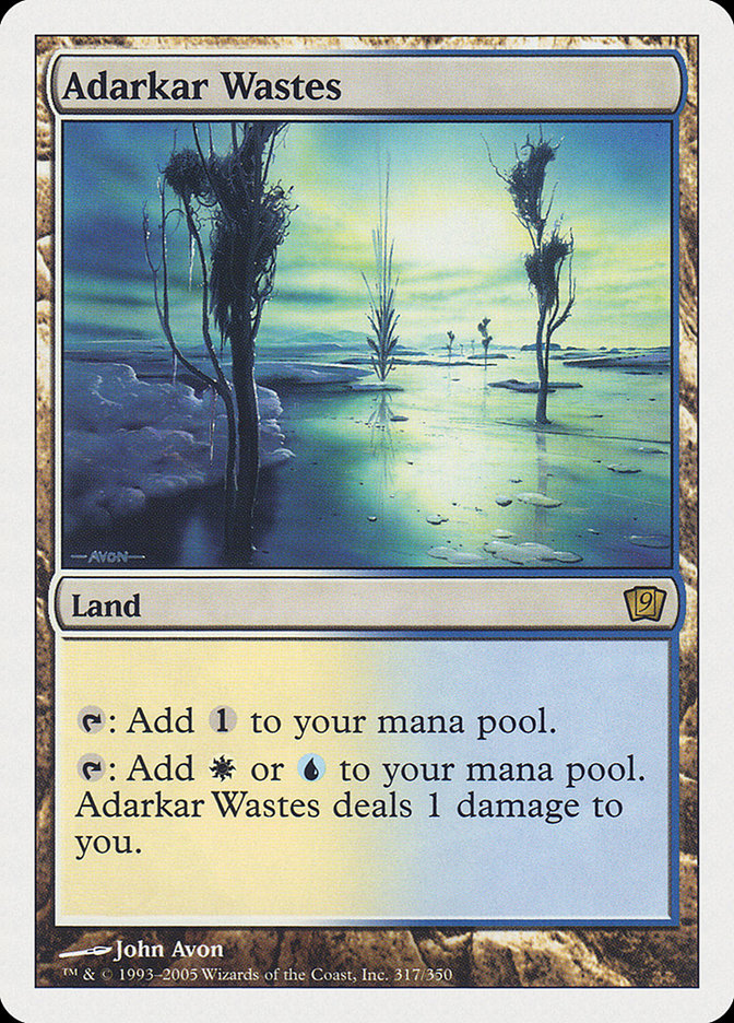 Adarkar Wastes [Ninth Edition] | Clutch Gaming