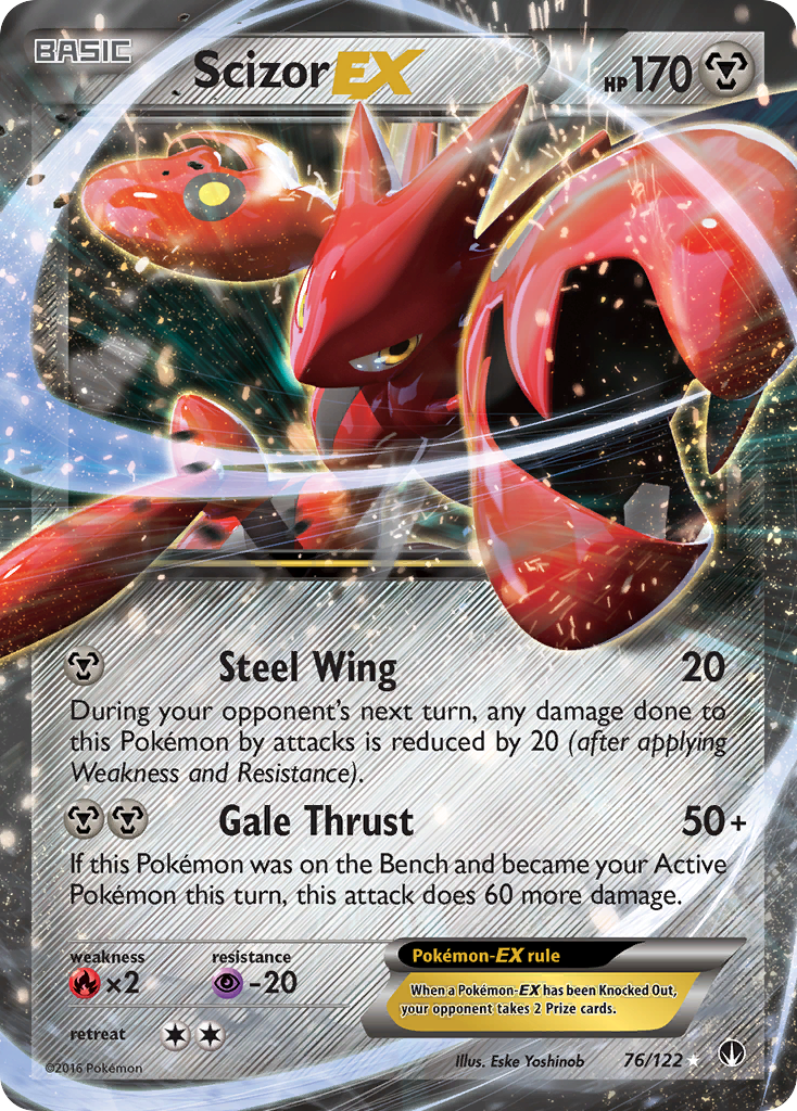 Scizor EX (76/122) [XY: BREAKpoint] | Clutch Gaming