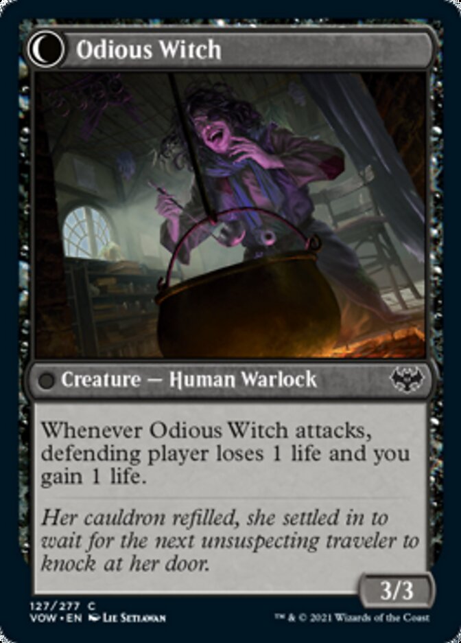 Ragged Recluse // Odious Witch [Innistrad: Crimson Vow] | Clutch Gaming