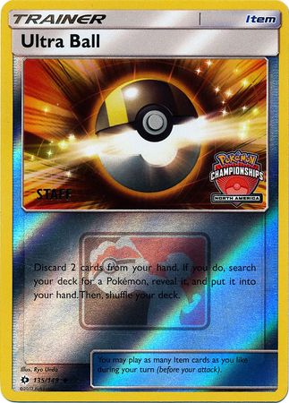 Ultra Ball (135/149) (NA Championship Promo Staff) [Sun & Moon: Base Set] | Clutch Gaming