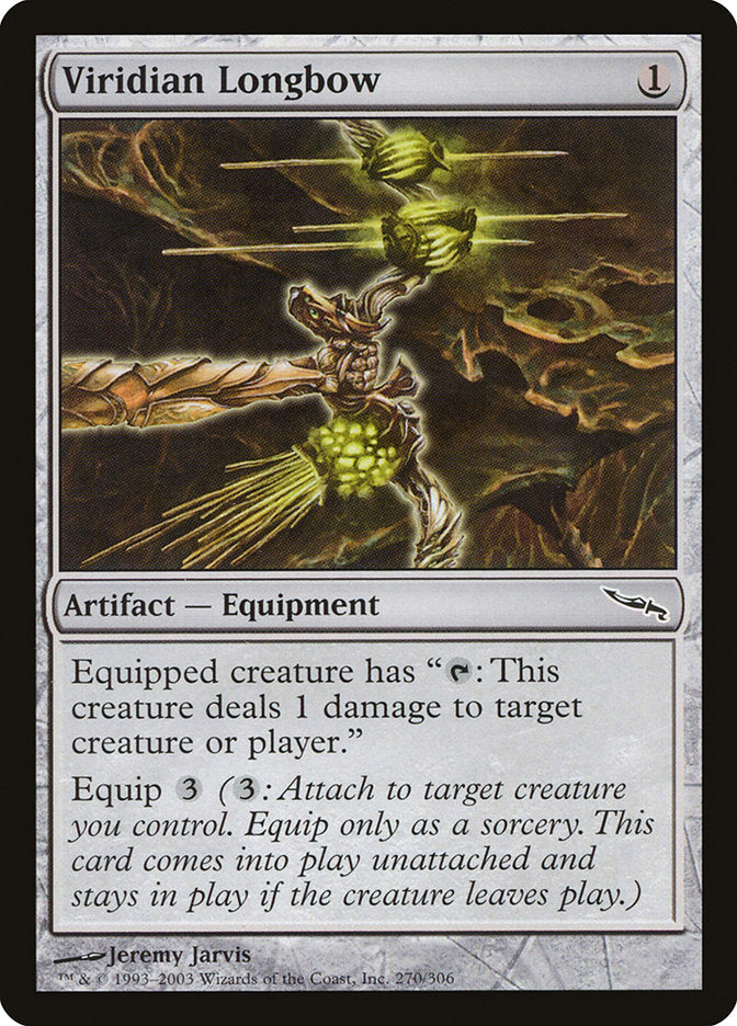 Viridian Longbow [Mirrodin] | Clutch Gaming