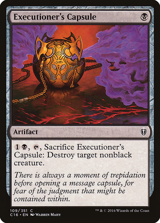 Executioner's Capsule [Commander 2016] | Clutch Gaming