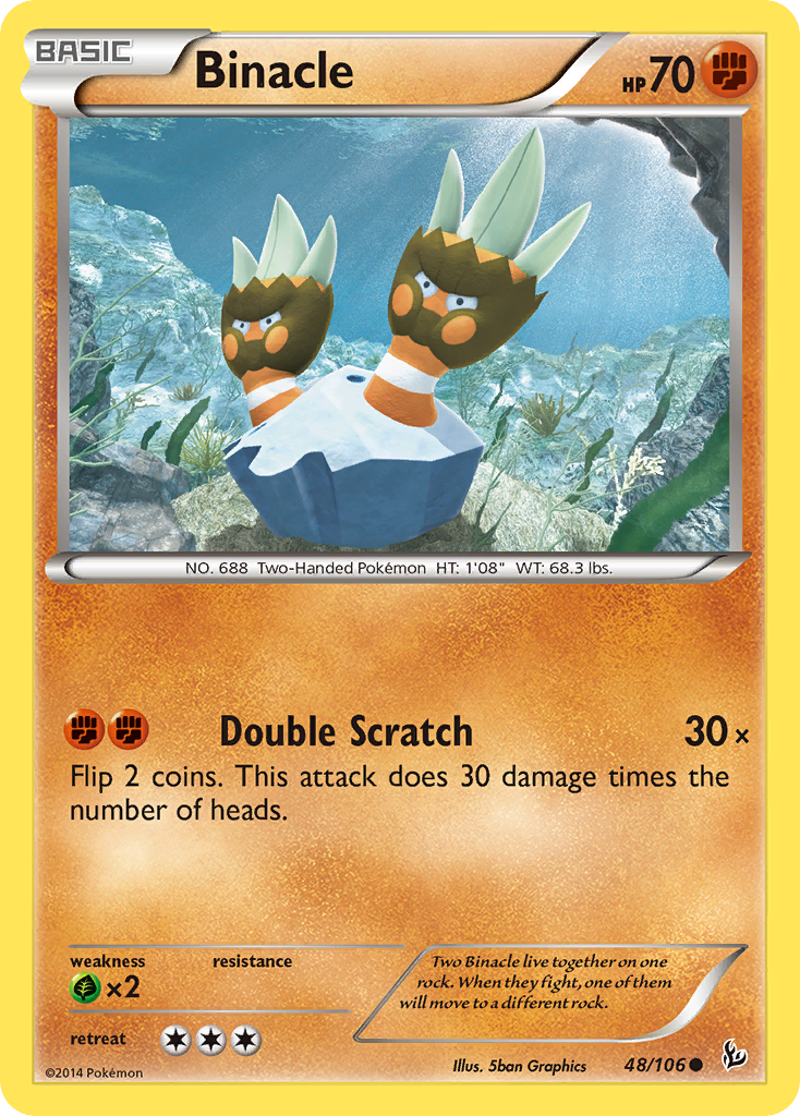 Binacle (48/106) [XY: Flashfire] | Clutch Gaming