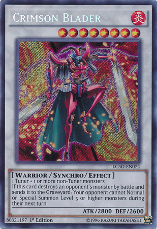 Crimson Blader [LC5D-EN074] Secret Rare | Clutch Gaming