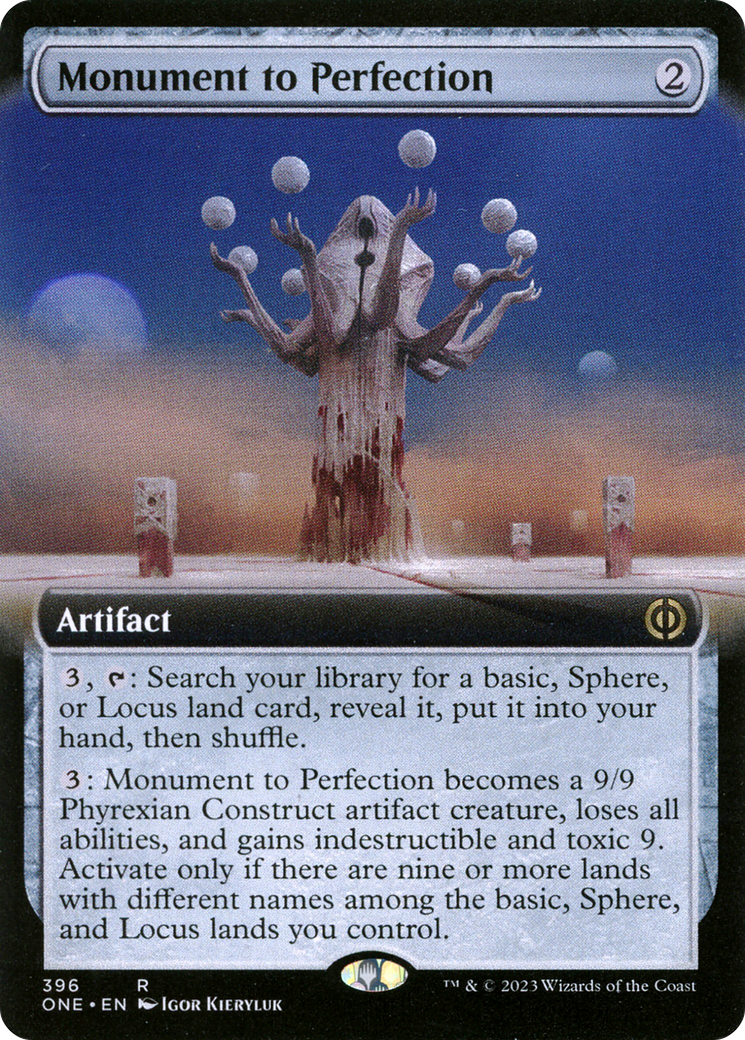 Monument to Perfection (Extended Art) [Phyrexia: All Will Be One] | Clutch Gaming