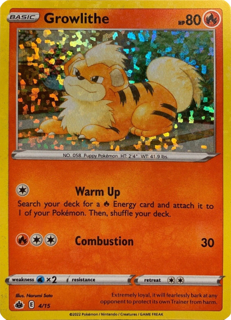 Growlithe (4/15) [McDonald's Promos: Match Battle] | Clutch Gaming