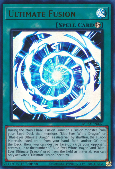 Ultimate Fusion [MP23-EN027] Ultra Rare | Clutch Gaming