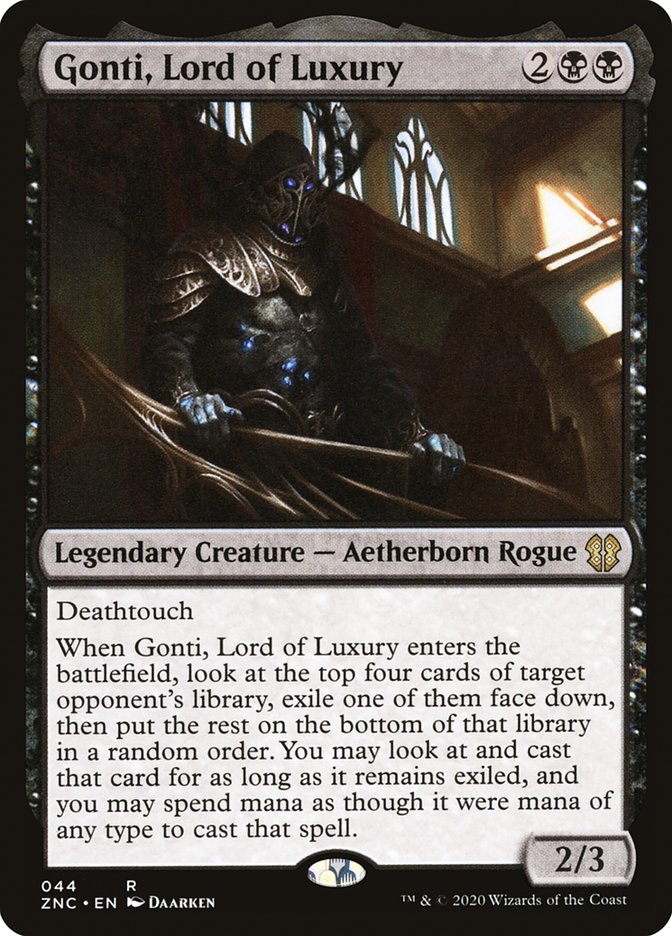 Gonti, Lord of Luxury [Zendikar Rising Commander] | Clutch Gaming