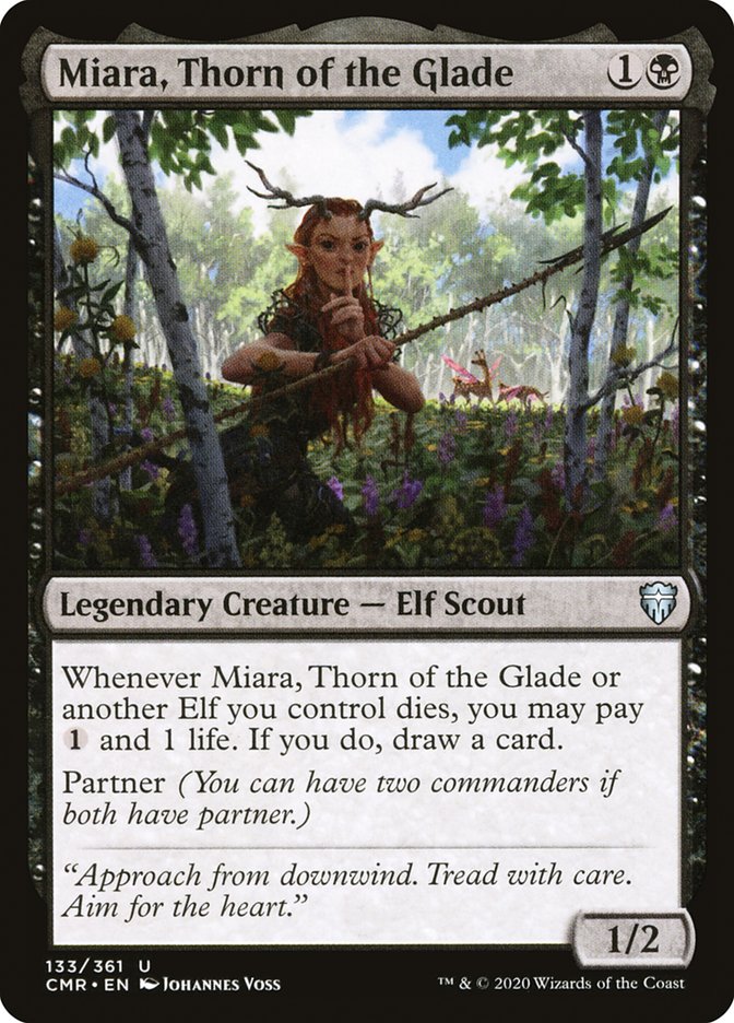 Miara, Thorn of the Glade [Commander Legends] | Clutch Gaming