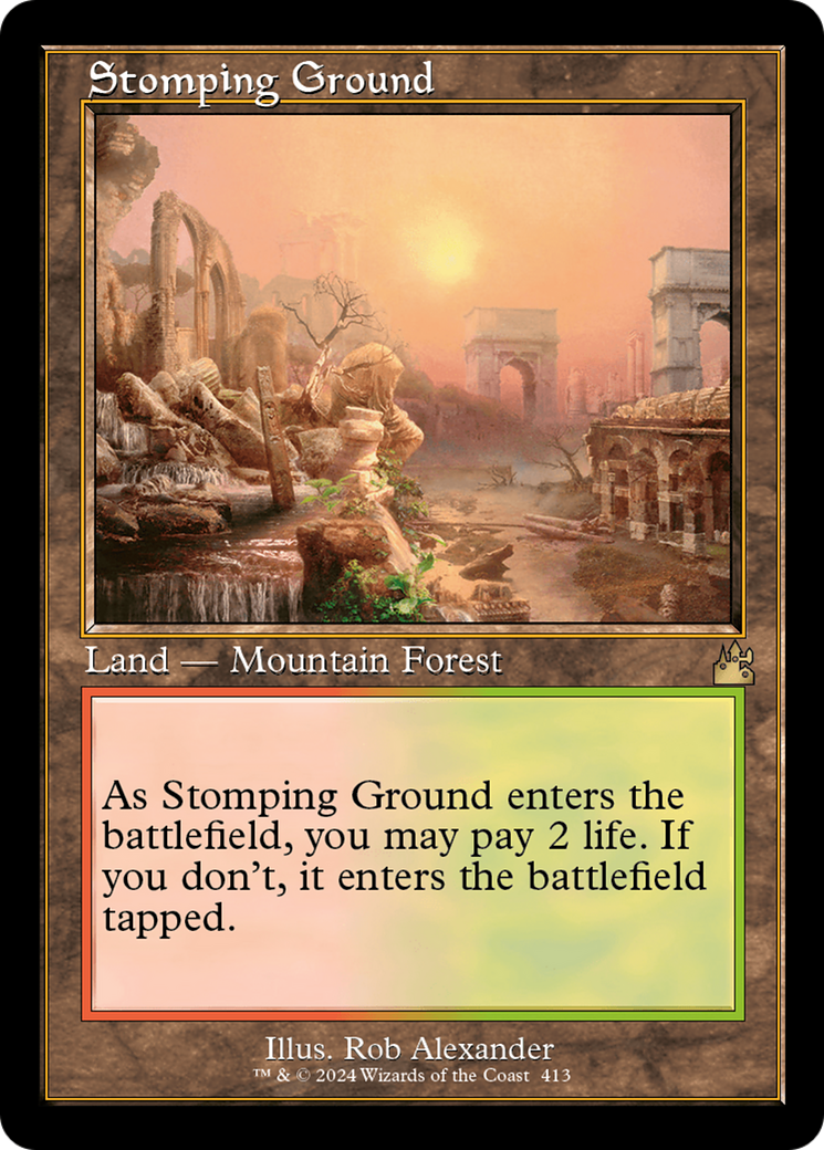 Stomping Ground (Retro) [Ravnica Remastered] | Clutch Gaming