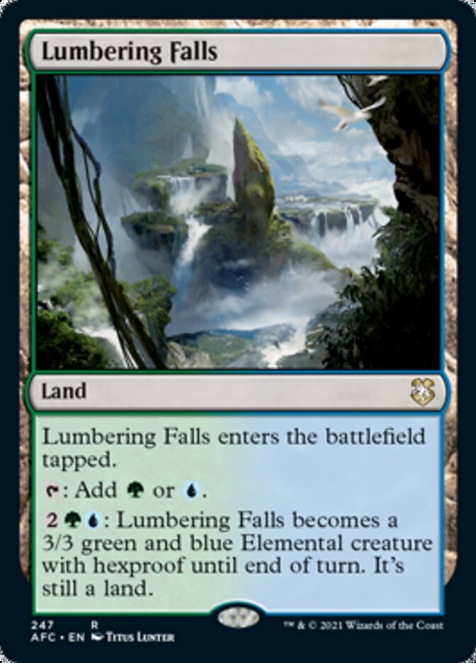 Lumbering Falls [Dungeons & Dragons: Adventures in the Forgotten Realms Commander] | Clutch Gaming