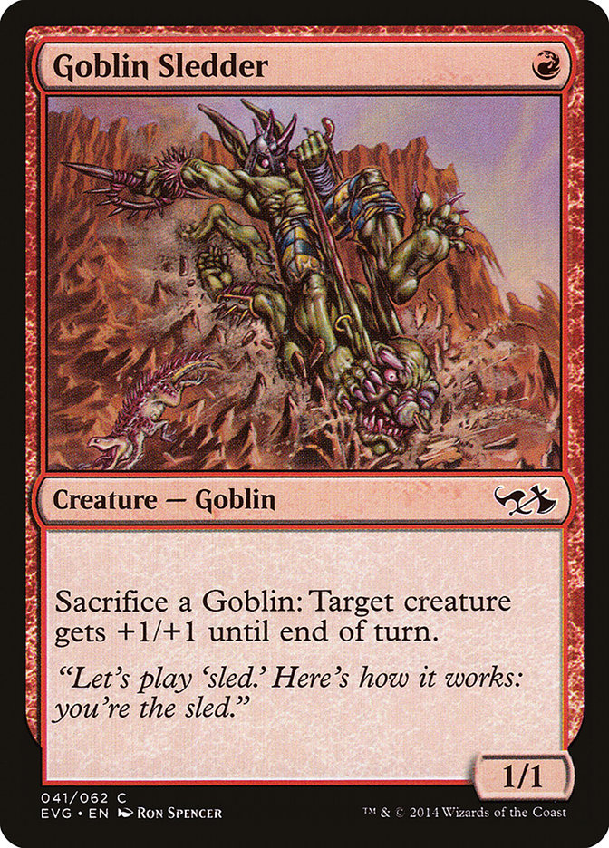 Goblin Sledder (Elves vs. Goblins) [Duel Decks Anthology] | Clutch Gaming