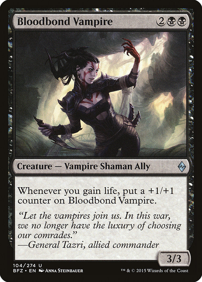 Bloodbond Vampire [Battle for Zendikar] | Clutch Gaming