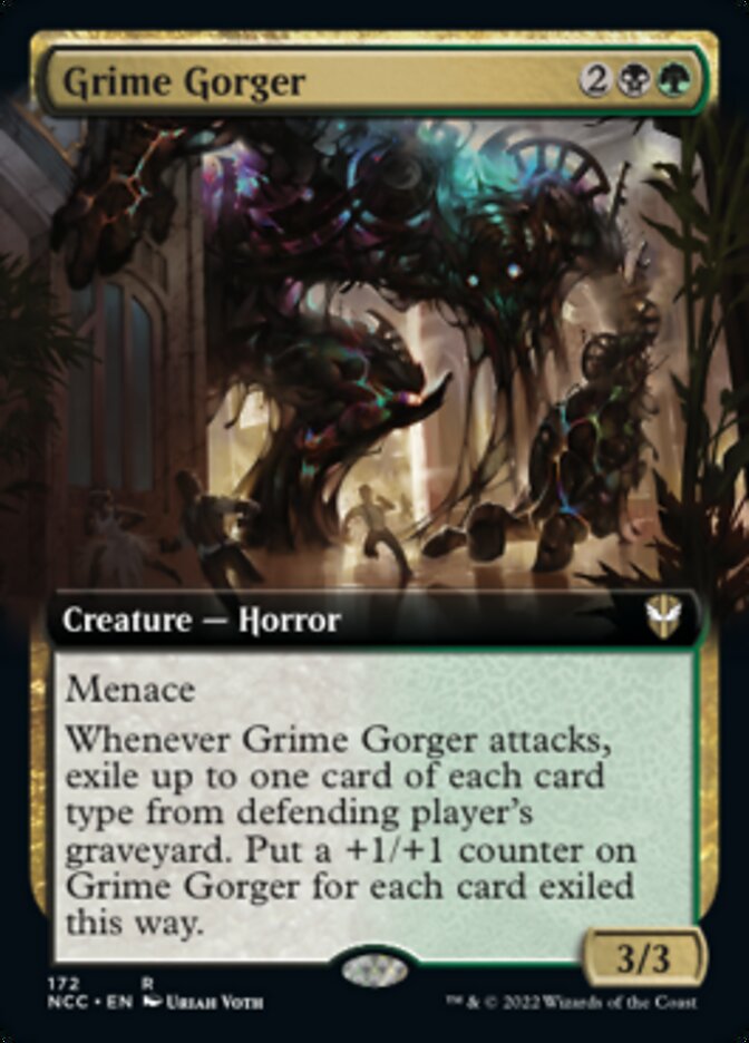 Grime Gorger (Extended Art) [Streets of New Capenna Commander] | Clutch Gaming