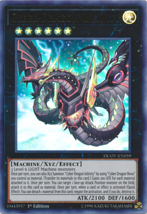 Cyber Dragon Infinity [DUOV-EN059] Ultra Rare | Clutch Gaming