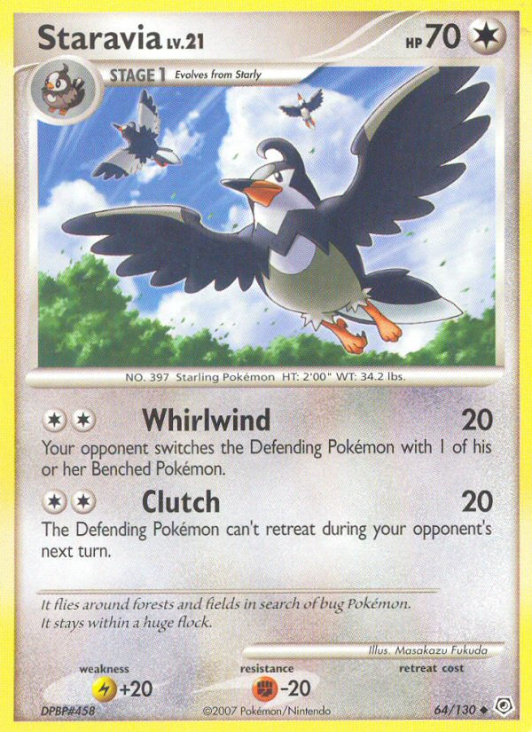 Staravia (64/130) [Diamond & Pearl: Base Set] | Clutch Gaming