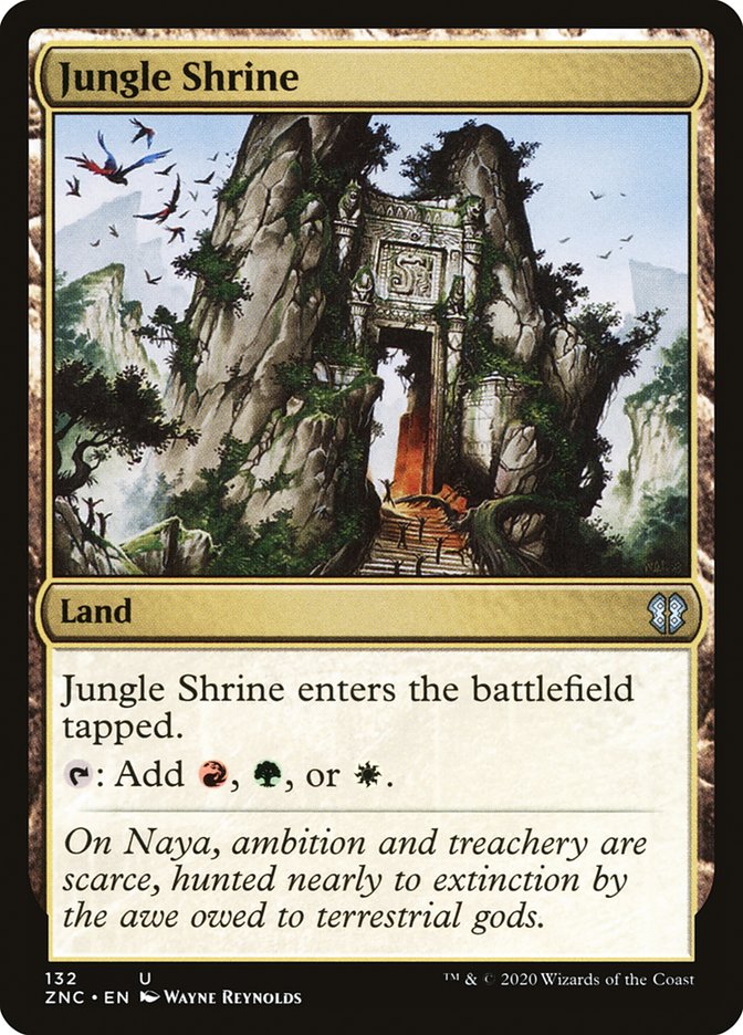 Jungle Shrine [Zendikar Rising Commander] | Clutch Gaming