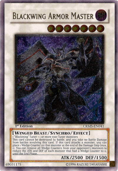 Blackwing Armor Master [CRMS-EN041] Ultimate Rare | Clutch Gaming