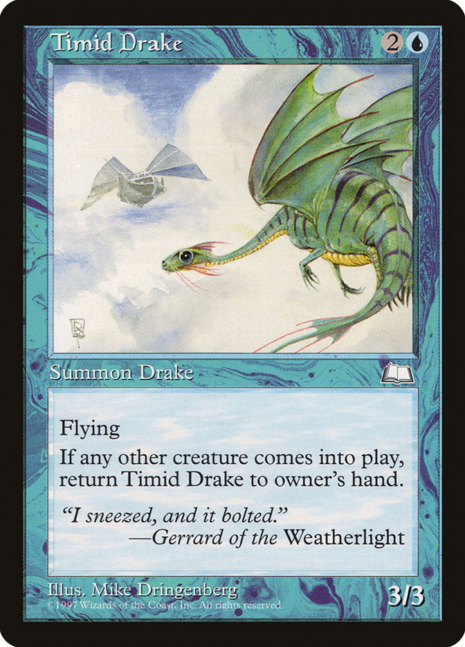 Timid Drake [Weatherlight] | Clutch Gaming