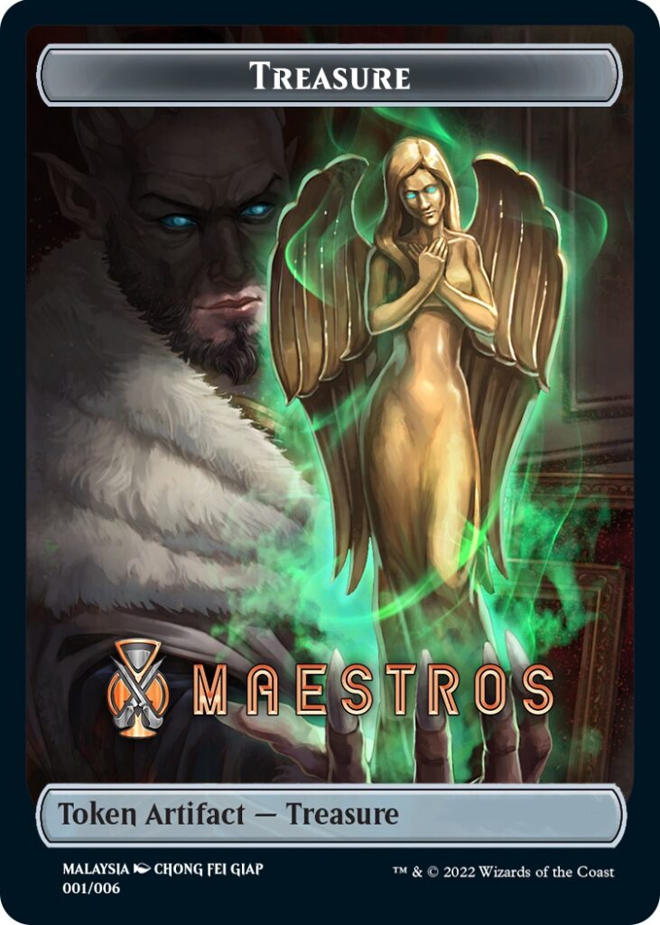 Treasure Token (Maestros) (Southeast Asia Artists) [Streets of New Capenna Tokens] | Clutch Gaming