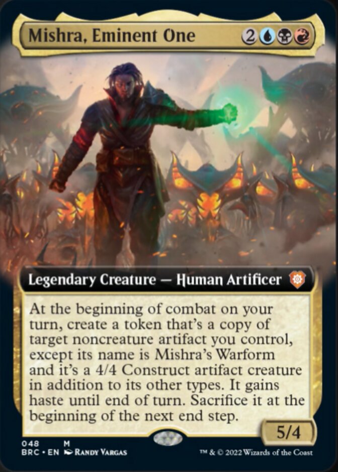 Mishra, Eminent One (Extended Art) [The Brothers' War Commander] | Clutch Gaming