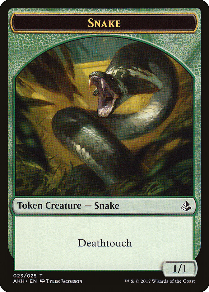 Snake Token [Amonkhet Tokens] | Clutch Gaming