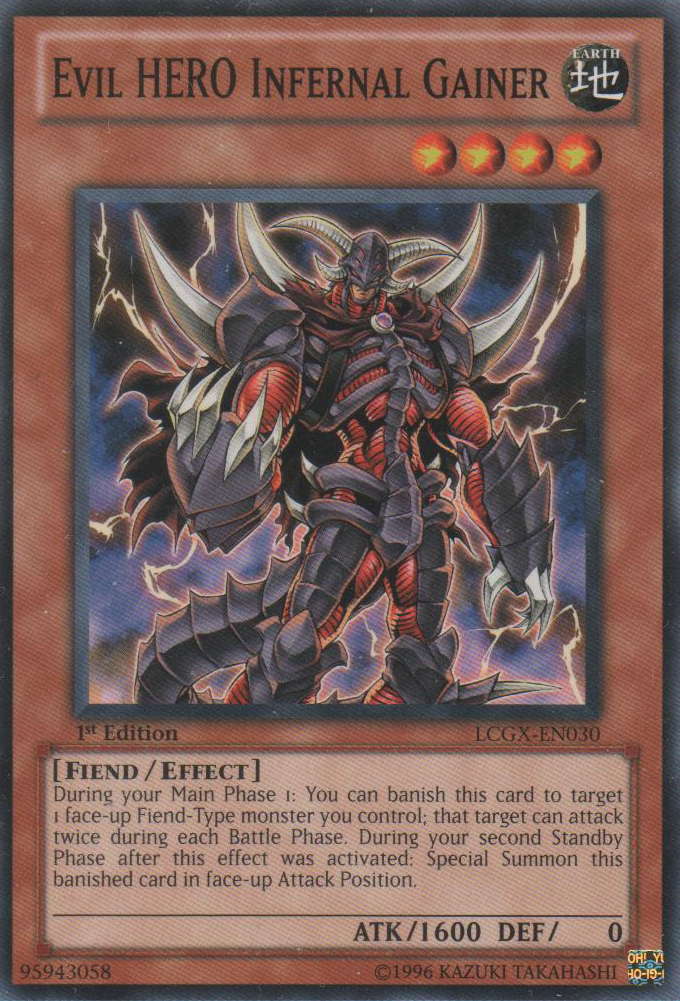 Evil HERO Infernal Gainer [LCGX-EN030] Common | Clutch Gaming