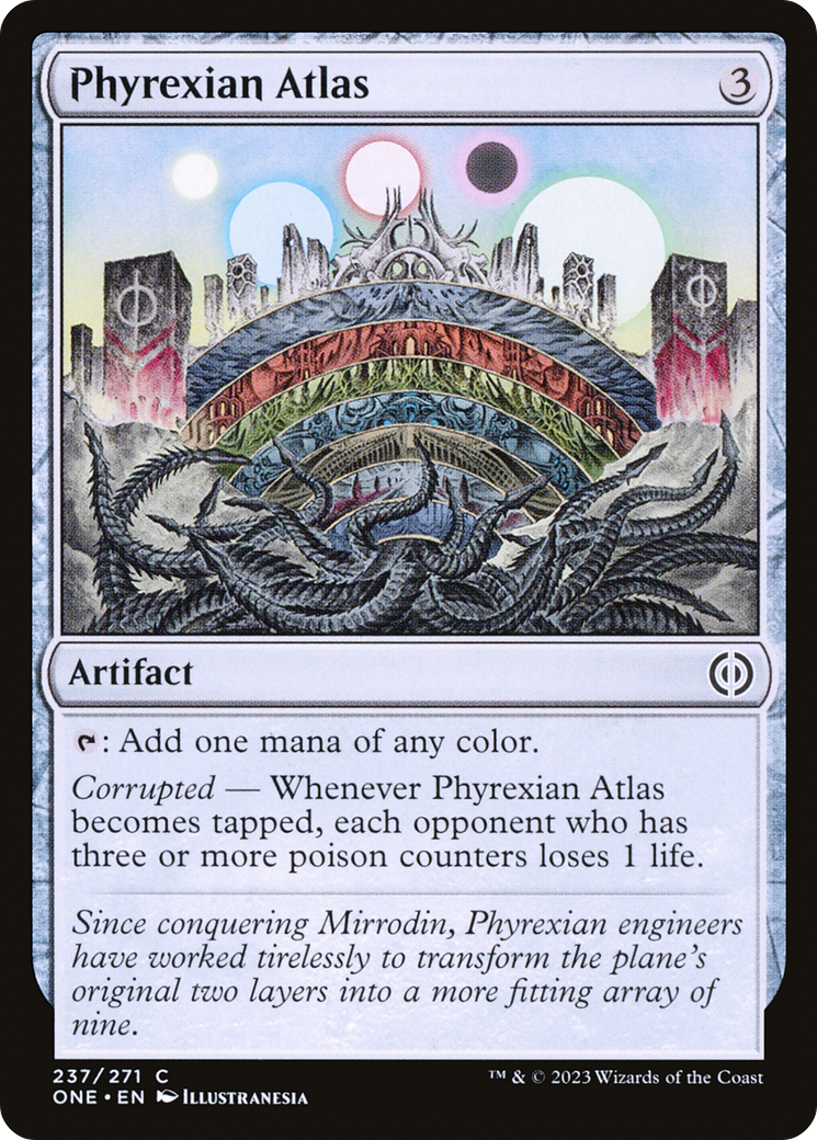 Phyrexian Atlas [Phyrexia: All Will Be One] | Clutch Gaming