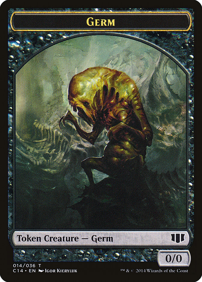 Stoneforged Blade // Germ Double-Sided Token [Commander 2014 Tokens] | Clutch Gaming