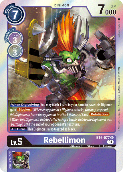 Rebellimon [BT6-077] [Double Diamond] | Clutch Gaming