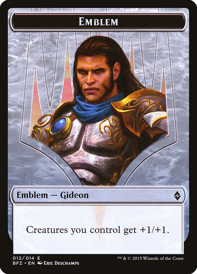 Gideon, Ally of Zendikar Emblem [Battle for Zendikar Tokens] | Clutch Gaming