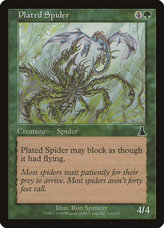 Plated Spider [Urza's Destiny] | Clutch Gaming