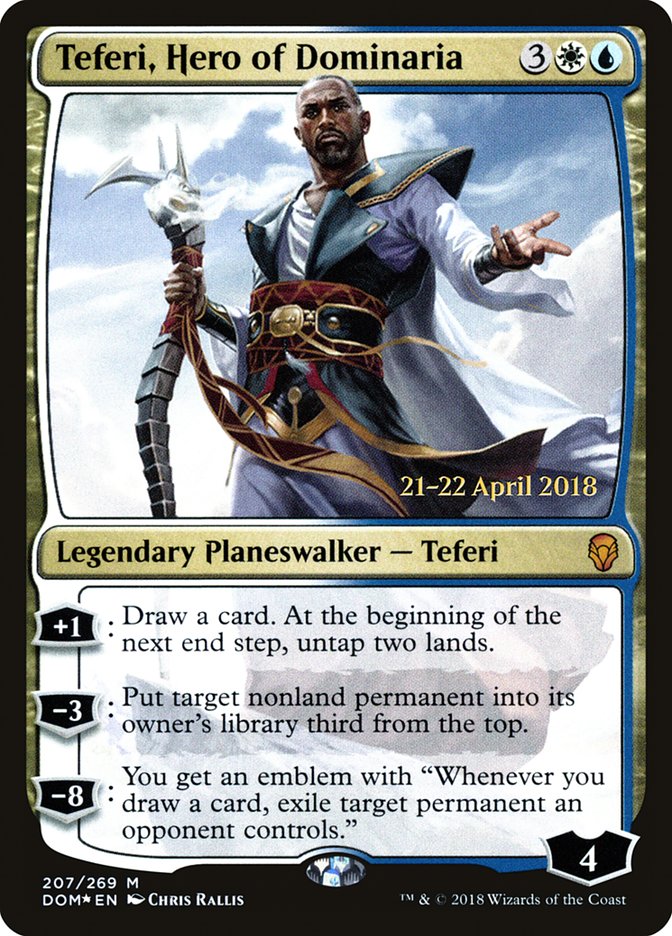 Teferi, Hero of Dominaria [Dominaria Prerelease Promos] | Clutch Gaming