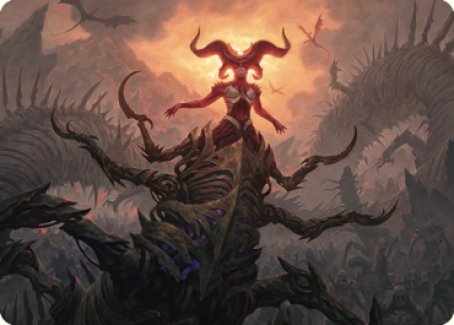 Sheoldred, the Apocalypse Art Card [Dominaria United Art Series] | Clutch Gaming
