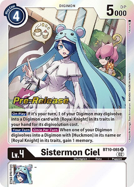 Sistermon Ciel [BT10-085] [Xros Encounter Pre-Release Cards] | Clutch Gaming