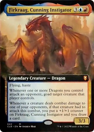 Firkraag, Cunning Instigator (Extended Art) [Commander Legends: Battle for Baldur's Gate] | Clutch Gaming