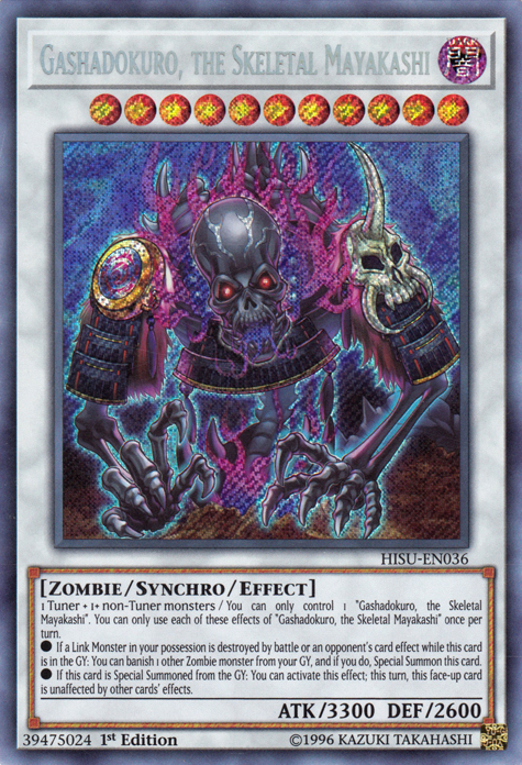 Gashadokuro, the Skeletal Mayakashi [HISU-EN036] Secret Rare | Clutch Gaming