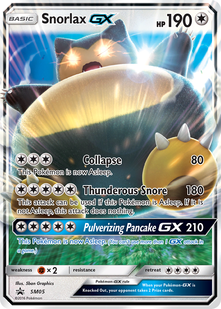 Snorlax GX (SM05) [Sun & Moon: Black Star Promos] | Clutch Gaming