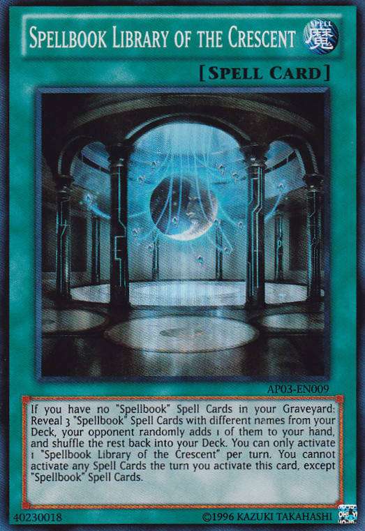 Spellbook Library of the Crescent [AP03-EN009] Super Rare | Clutch Gaming