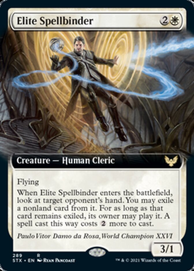 Elite Spellbinder (Extended Art) [Strixhaven: School of Mages] | Clutch Gaming