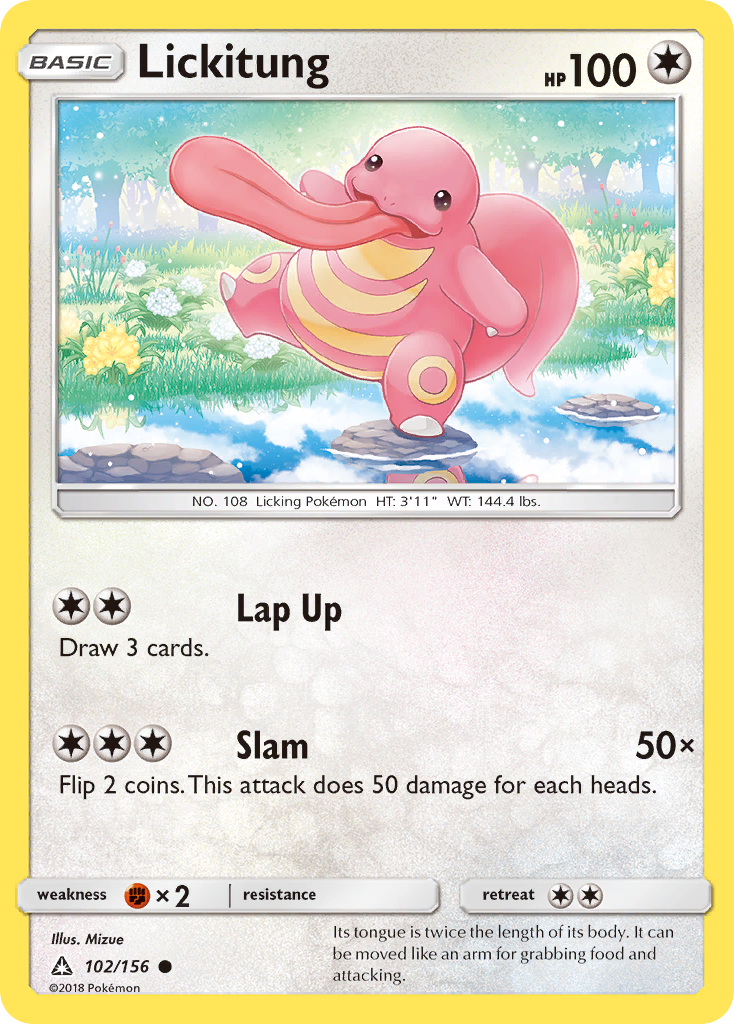 Lickitung (102/156) [Sun & Moon: Ultra Prism] | Clutch Gaming