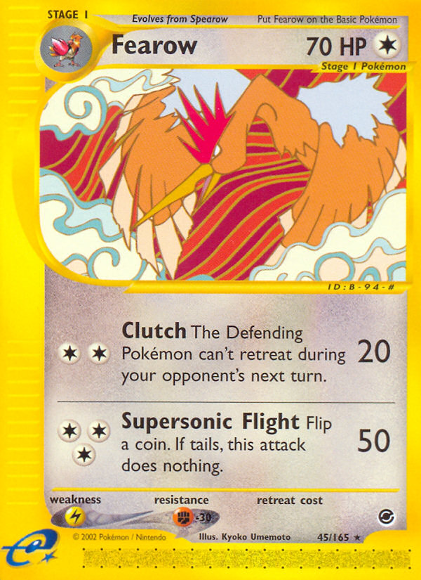 Fearow (45/165) [Expedition: Base Set] | Clutch Gaming