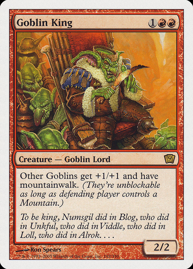 Goblin King [Ninth Edition] | Clutch Gaming