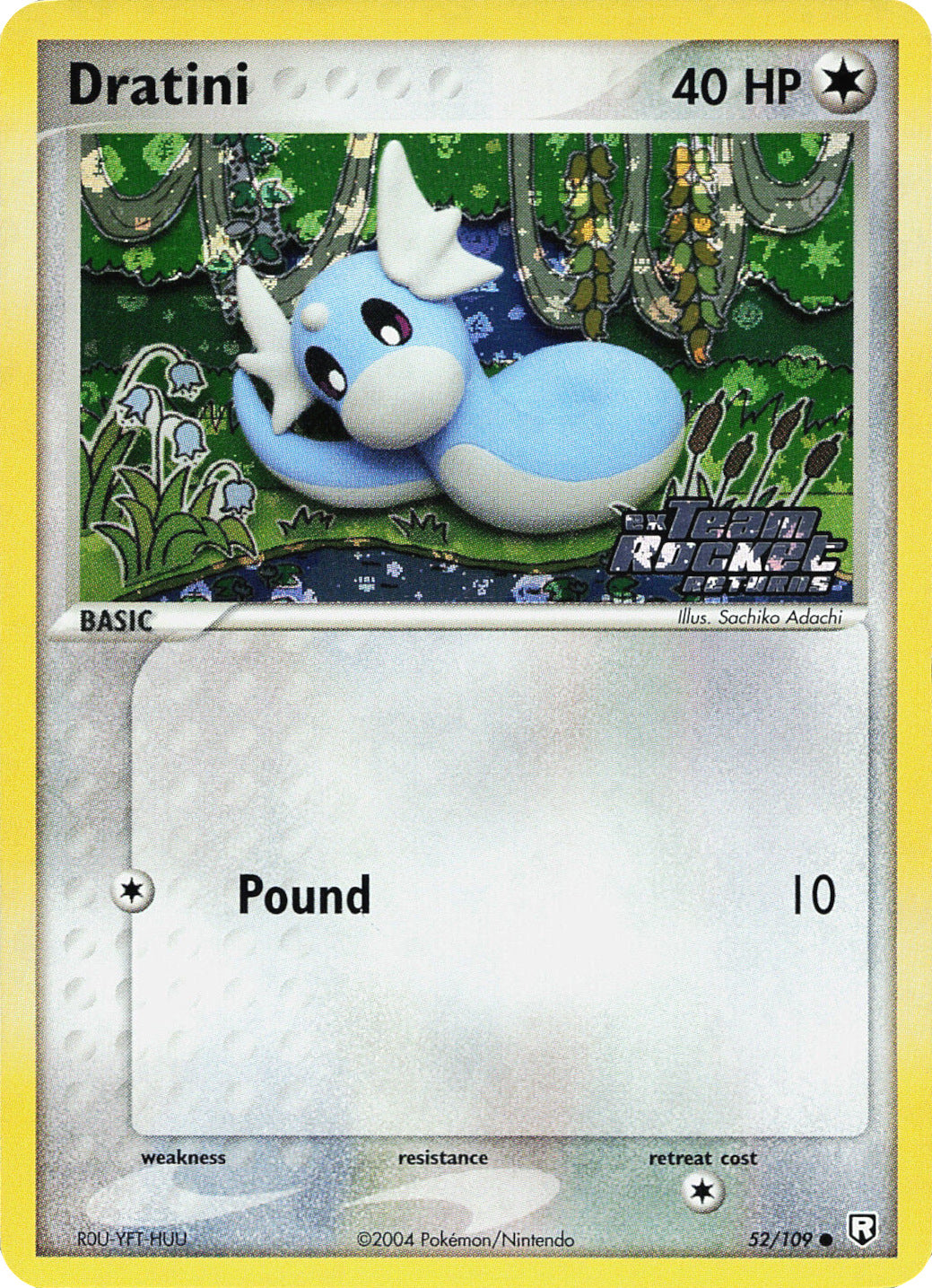 Dratini (52/109) (Stamped) [EX: Team Rocket Returns] | Clutch Gaming