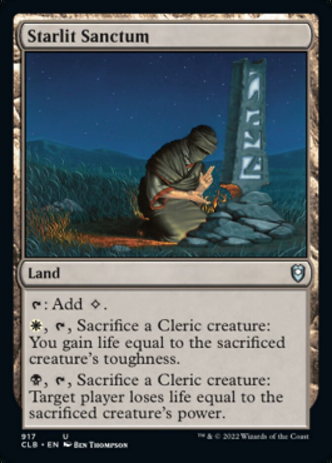 Starlit Sanctum [Commander Legends: Battle for Baldur's Gate] | Clutch Gaming